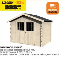 OBI Casetta "flosova" offerta