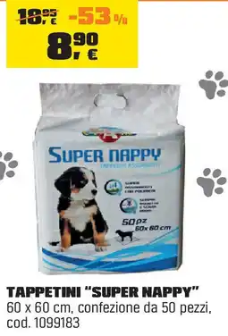 OBI Tappetini "SUPER NAPPY" offerta
