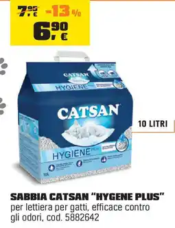 OBI Sabbia catsan "hygene plus" offerta