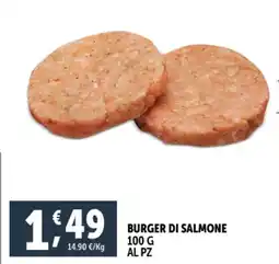 Deco Supermercati Burger di salmone offerta