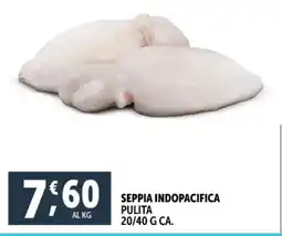Deco Supermercati Seppia indopacifica pulita offerta