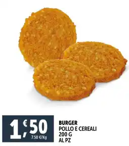 Deco Supermercati Burger pollo e cereali offerta