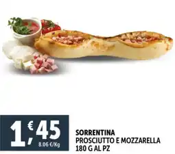 Deco Supermercati Sorrentina prosciutto e mozzarella offerta