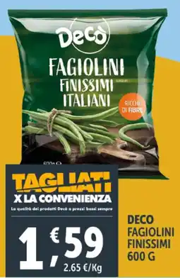 Deco Supermercati Deco fagiolini finissimi offerta