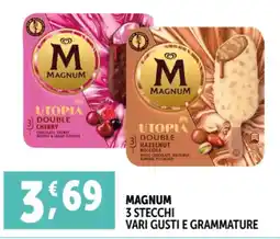 Deco Supermercati Magnum 3 stecchi vari gusti e grammature offerta