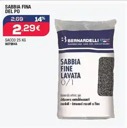 Bricofer Sabbia fina del po BERNARDELLI offerta
