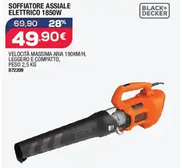 Bricofer Soffiatore assiale elettrico 1850W BLACK+ DECKER offerta