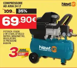 Bricofer Compressore ad aria Newton offerta