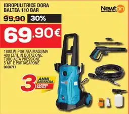 Bricofer Idropulitrice dora baltea 110 bar Newton offerta