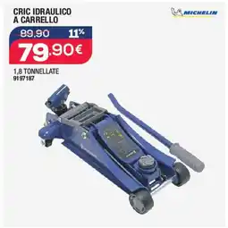 Bricofer Cric idraulico a carrello MICHELIN offerta