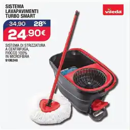 Bricofer Sistema lavapavimenti turbo smart VILEDA offerta
