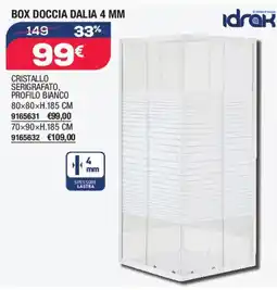 Bricofer idrak Box doccia dalia 4 MM offerta