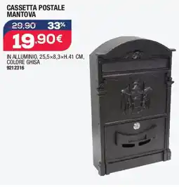 Bricofer Cassetta postale mantova offerta