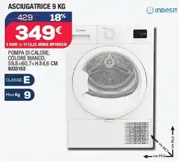 Bricofer Asciugatrice INDESIT offerta