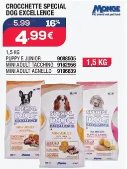 Bricofer Monge crocchette special dog excellence offerta