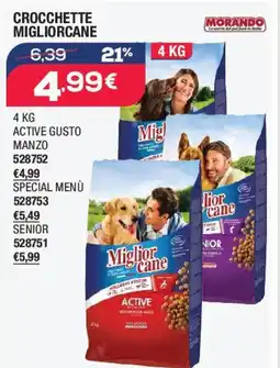 Bricofer Crocchette migliorcane MORANDO offerta