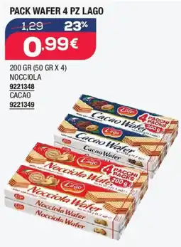 Bricofer Pack wafer 4 pz LAGO offerta