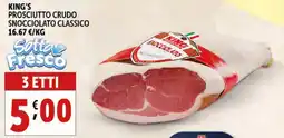 Gourmet Déco King's prosciutto crudo snocciolato classico offerta