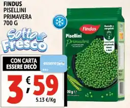 Gourmet Déco Findus pisellini primavera offerta