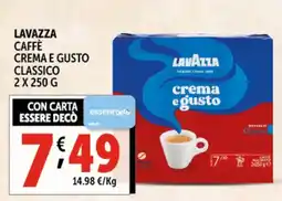 Gourmet Déco Lavazza caffè crema e gusto classico offerta