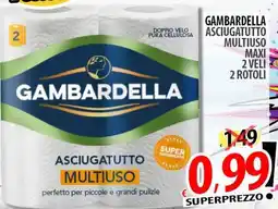 Il Genio Supermercato Gambardella asciugatutto multiuso maxi offerta