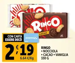Gourmet Déco Ringo nocciola - cacao vaniglia offerta