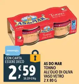 Gourmet Déco As do mar tonno all'olio di oliva vaso vetro offerta