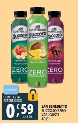 Gourmet Déco San benedetto succoso zero offerta