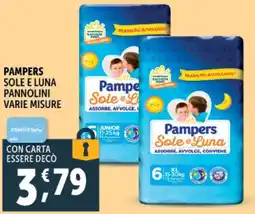 Gourmet Déco Pampers sole e luna pannolini offerta