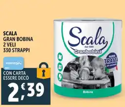 Gourmet Déco Scala gran bobina 2 veli 330 strappi offerta