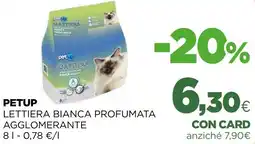 L´Isola dei Tesori Petup lettiera bianca profumata agglomerante offerta