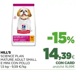 L´Isola dei Tesori Hill's science plan mature adult small e mini con pollo offerta