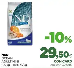 L´Isola dei Tesori N&D ocean adult mini offerta