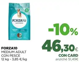 L´Isola dei Tesori Forza10 medium adult con pesce offerta
