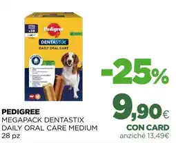 L´Isola dei Tesori Pedigree megapack dentastix daily oral care medium offerta