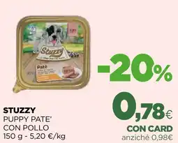 L´Isola dei Tesori Stuzzy puppy pate' con pollo offerta