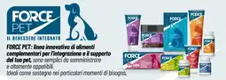 L´Isola dei Tesori FORCE PET linea innovativa di alimenti complementari offerta