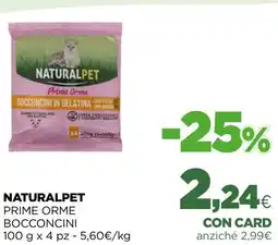 L´Isola dei Tesori Naturalpet prime orme bocconcini offerta