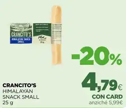 L´Isola dei Tesori Crancito's himalayan snack small offerta