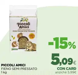 L´Isola dei Tesori Piccoli amici fieno semi pressato offerta