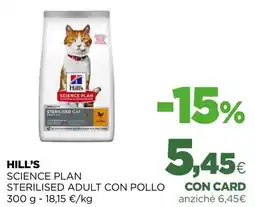 L´Isola dei Tesori Hill's science plan sterilised adult con pollo offerta