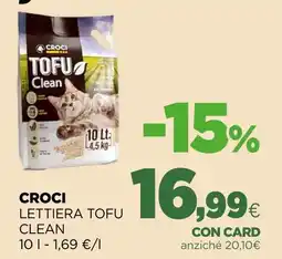 L´Isola dei Tesori Croci lettiera tofu clean offerta