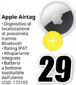 MediaWorld Apple Airtag offerta