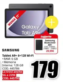 MediaWorld SAMSUNG Tablet A9+ 6+128 Wi-Fi offerta
