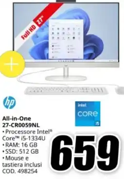 MediaWorld hp All-in-One 27-CR0059NL offerta