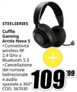 MediaWorld STEELSERIES Cuffie Gaming Arctis Nova 5 offerta
