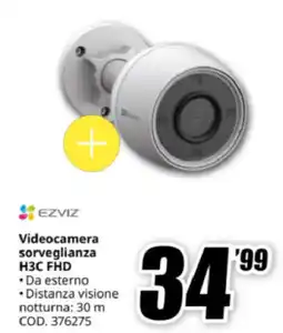 MediaWorld EZVIZ Videocamera sorveglianza H3C FHD offerta