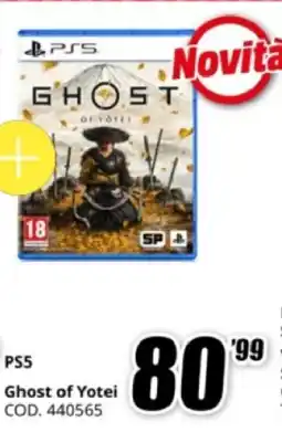 MediaWorld PS5 Ghost of Yotei offerta