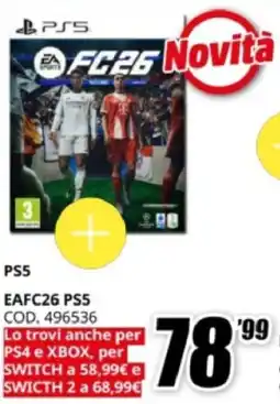MediaWorld EAFC26 PS5 offerta
