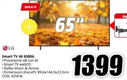 MediaWorld LG Smart TV 4K 65B56 offerta